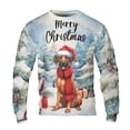 thumbnail image 1 of Merry Christmas Rhodesian Ridgeback Enjoys Woofmas Winter Xmas Holiday All Over Print 3D Sweatshirt Unisex Merch Ridgebacks Dog Lover Gifts - 02022, 1 of 6
