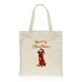 thumbnail image 1 of Merry Christmas Rhodesian Ridgeback Enjoys Woofmas Winter Xmas Holiday Canvas Tote Bag Ridgebacks Dog Lover Gifts Reusable Shopping Grocery Bag - 02022, 1 of 5