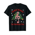 thumbnail image 1 of Merry Christmas Rocking Around Xmas Tree Candy Cane Music T-Shirt, 1 of 5