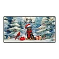 thumbnail image 1 of Merry Christmas Rottweiler Enjoys Woofmas Winter Xmas Holiday Desk Mat Full Keyboard Mouse Pad Rottie Dog Lover Gifts Idea Large Mousepad - 02022, 1 of 5