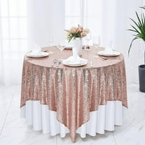 Merry Christmas - Round Sequin Tablecloth Glitter Fabric Tablecloth Small Round Sparkling Tablecloth Suitable For Wedding Birthday Party Christmas Decoration