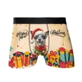 thumbnail image 1 of Merry Christmas Santa Australian Cattle Dog Scarf Twinkling Lights Xmas Holiday All Over Print Boxer Briefs Underwear for Men Dad Heeler Lover Gifts - 00022, 1 of 6