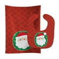 thumbnail image 1 of Merry Christmas Santa Claus Baby Bib and Burp Cloth, 1 of 1