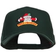 thumbnail image 1 of Merry Christmas Santa Embroidered Twill Pro Cap - Dk Green OSFM, 1 of 5