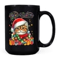 thumbnail image 1 of Merry Christmas Santa Exotic Shorthair Scarf Twinkling Lights Xmas Holiday Mug Cat Lover Kitten Owner Gifts Coffee Tea Cup - 00022, 1 of 4