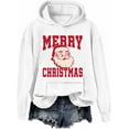 thumbnail image 1 of Merry Christmas Santa Hoodie Vintage Santa Christmas Sweatshirt Xmas Holiday Retro Christmas Vibes Shirts, 1 of 5