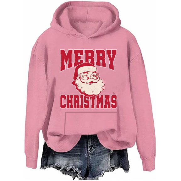 Merry Christmas Santa Hoodie Vintage Santa Christmas Sweatshirt Xmas Holiday Retro Christmas Vibes Shirts