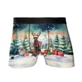 thumbnail image 1 of Merry Christmas Santa Reindeer Antlers Doberman Pinscher Sleigh Xmas Winter Holiday All Over Print Boxer Briefs Underwear for Men Dad Doberman Dog Lover Gifts - 00023, 1 of 6