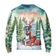thumbnail image 1 of Merry Christmas Santa Reindeer Antlers Great Dane Sleigh Xmas Winter Holiday All Over Print 3D Sweatshirt Unisex Merch Danes Dog Lover Gifts - 00023, 1 of 6