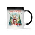thumbnail image 1 of Merry Christmas Santa Reindeer Antlers Maine Coon Sleigh Xmas Winter Holiday Heat Color Changing Mug Cat Lover Kitten Owner Gifts Magic Coffee Mug - 00023, 1 of 4