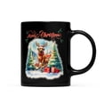 thumbnail image 1 of Merry Christmas Santa Reindeer Antlers Rhodesian Ridgeback Sleigh Xmas Winter Holiday Mug Ridgebacks Dog Lover Gifts Coffee Tea Cup - 00023, 1 of 4