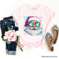 thumbnail image 1 of Merry Christmas Santa Sunglasses Christmas T-Shirt, Funky Retro Holiday Tee, 1 of 8