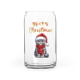 thumbnail image 1 of Merry Christmas Scottish Fold Enjoys Catmas Winter Xmas Holiday 16oz Glass Cup Mug Cat Lover Kitten Owner Gifts Glass Can - 02022, 1 of 5