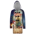 thumbnail image 1 of Merry Christmas Scottish Fold Santa Hat Xmas Tree Winter Holiday All Over Print 3D Hooded Duffle Toggle Coat Cat Lover Kitten Owner Gifts - 01013, 1 of 6