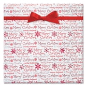 Current Christmas Script Jumbo Rolled Multi-color Paper Gift Wrap Paper, 67 sq ft.