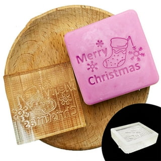 Acrylic Coffee Beer Soap Stamp Handmade Crafts Soaps Seal English Letters  for DIY Making Chapter Unique Soap Stamps 