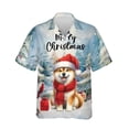 thumbnail image 1 of Merry Christmas Shiba Inu Enjoys Woofmas Winter Xmas Holiday Hawaiian Shirt Breathable Summer Unisex Merch Shibas Dog Lovers Gifts Idea - 02022, 1 of 6