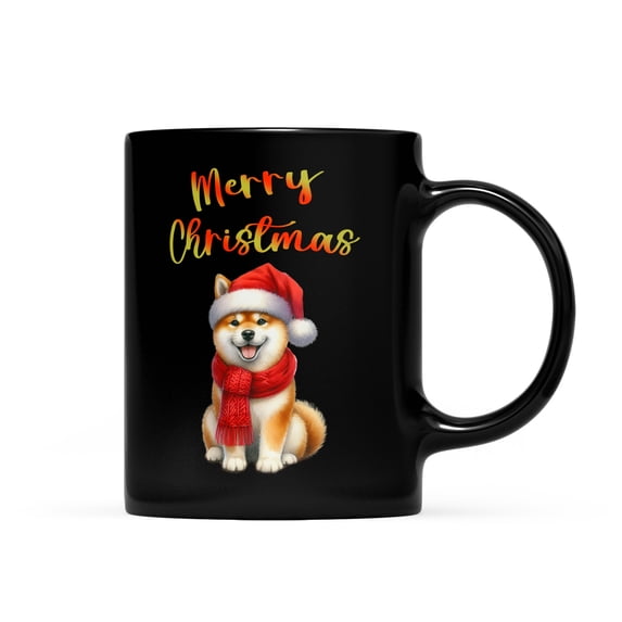 Merry Christmas Shiba Inu Enjoys Woofmas Winter Xmas Holiday Mug Shibas Dog Lovers Gifts Idea Coffee Tea Cup - 02022