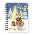 thumbnail image 1 of Merry Christmas Shiba Inu Snowy Winter with Gifts Tree Decorations Spiral Bound Journal Shibas Dog Lovers Gifts Idea 5x7in Spiral Notebook - 12020, 1 of 5