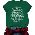 thumbnail image 1 of Merry Christmas Shirt Christmas Womens Shirts Xmas Vacation Short Sleeve Tops, 1 of 6