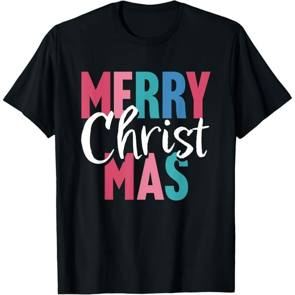 Merry Christmas Shirt Women Men Boys Girls Merry Christ Mas T-Shirt
