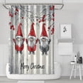 thumbnail image 1 of Merry Christmas Shower Curtain,Winter Snowflake Funny Christmas Bathroom Curtain Hotel Luxury Style Bathroom Curtains for Apartment Bathroom Decor Christmas, 1 of 1