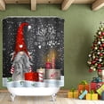 thumbnail image 1 of Merry Christmas Shower Curtains for Bathroom, Red Truck & Gnomes & Snowman Winter Waterproof Fabric Shower Curtain, Farmhouse Shower Curtain for Home Bathroom Decor 72x72 Inches (10), 1 of 5