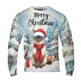 thumbnail image 1 of Merry Christmas Siamese Enjoys Catmas Winter Xmas Holiday All Over Print 3D Sweatshirt Unisex Merch Cat Lover Kitten Owner Gifts - 02022, 1 of 6