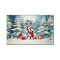 thumbnail image 1 of Merry Christmas Siberian Husky Enjoys Woofmas Winter Xmas Holiday Indoor Rug Husky Dog Lover Gifts Carpet Living Bed Room Sofa Home Decor - 02022, 1 of 5