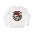 thumbnail image 1 of Merry Christmas Skeleton Plaid Leopard Print Sweatshirt, 1 of 10