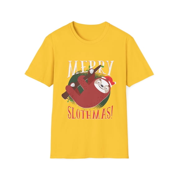 Merry Christmas Sloth Animal Lovers Men Women Kids Shirt