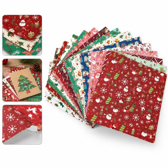Merry Christmas Snowman Scrapbook Background Paper, Vintage Holiday Junk Journal Collage Sheet for Christmas Card Making