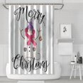 thumbnail image 1 of Merry Christmas Snowman Winter Shower Curtain,Washable Show Curtain with Hooks Friendly Polyester Fabric Curtains for Halloween Thansgiving Christmas Hotel Dorm, 1 of 5
