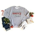 thumbnail image 1 of Merry Christmas Stacked | Sweatshirt, 1 of 4