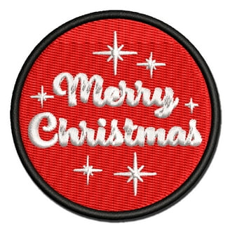 I Do It For The Ho's' Santa Christmas Hat Embroidery Iron On Patch – Scratch Decor