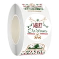 thumbnail image 1 of Merry Christmas Stickers,Round Tags Adhesive Decorative Envelope Seals for Cards Envelopes Holiday Labels, 1 of 9