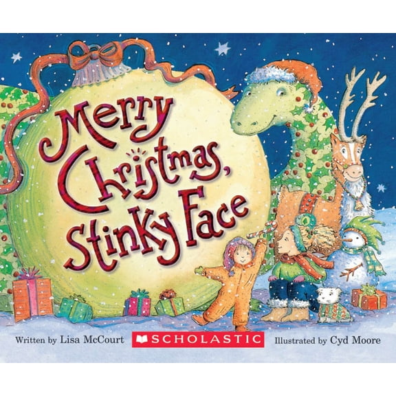 Pre-Owned Merry Christmas Stinky Face (Board Book)