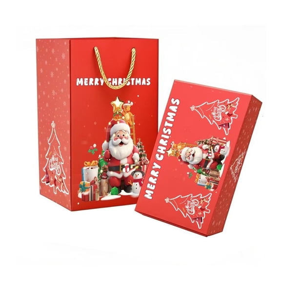 Merry Christmas Surprise Bouncing Box Red Envelope Jump Romantic Gift Box 25-Piece Set for Holiday Celebrations