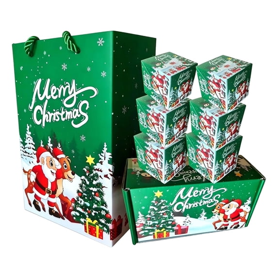 Merry Christmas Surprise Bouncing Gift Box Creative Pop‑up Gift ...