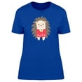 thumbnail image 1 of Merry Christmas Sweater Hedgehog T-Shirt Women -Image by Shutterstock, Female Large, 1 of 2