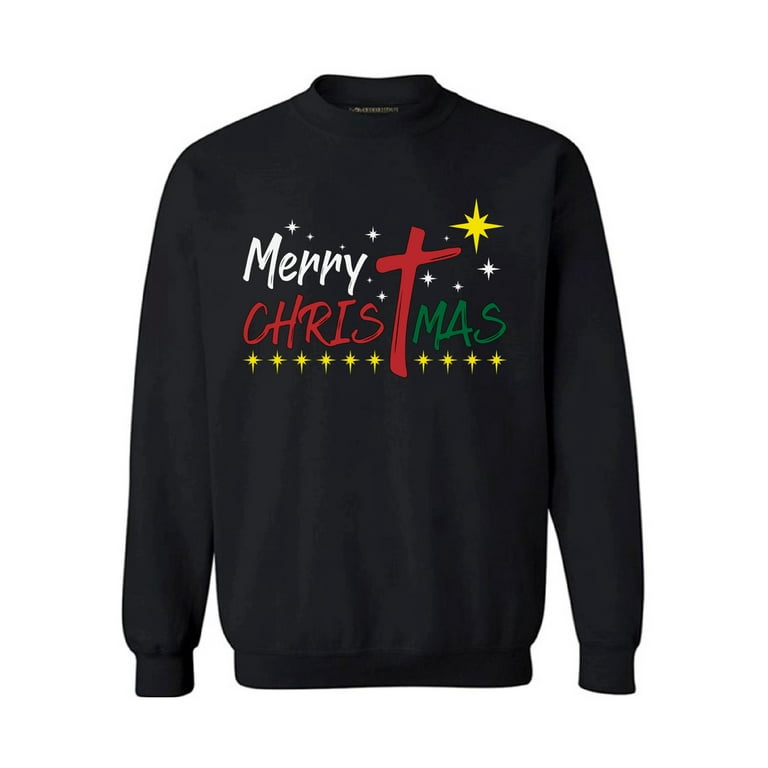 Christian Merry Christmas Sweatshirt Christian Merry Christmas Sweatshirt