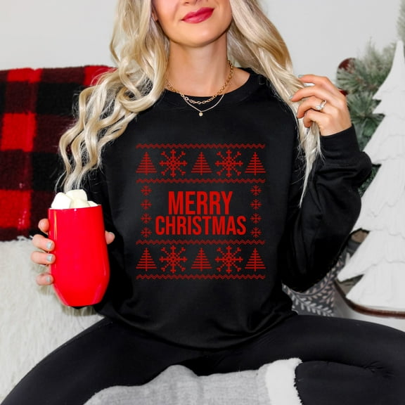 Merry Christmas Sweater | Sweatshirt