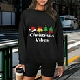 thumbnail image 1 of Merry Christmas Sweatshirt Cute Leopard Tree Graphic Tee Long Sleeve Crewneck Pullover Winter Holiday Party Tops, 1 of 8