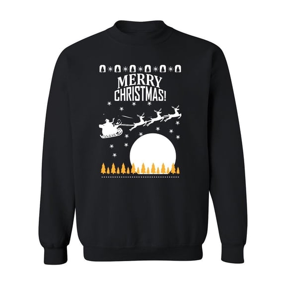 Merry Christmas! Sweatshirt Men -Image by Shutterstock, Male 3X-Large