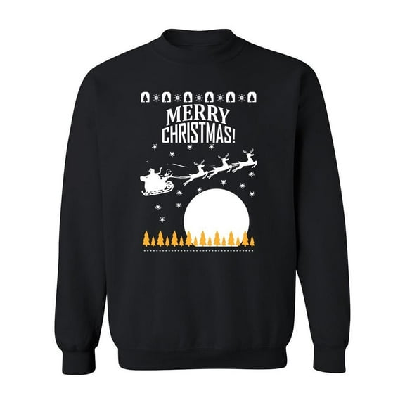 Merry Christmas! Sweatshirt Men -Image by Shutterstock, Male Small