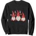 thumbnail image 1 of Merry Christmas Sweatshirts For Women Gnomes Santa Christmas Sweatshirt Cute Long Sleeve Pullover Top, 1 of 3