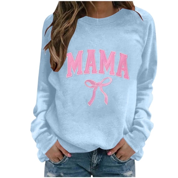Merry Christmas Sweatshirts Womens Crewneck Christmas Printed Shirts Loose Long Sleeve Blouses Casual Xmas Sweatshirt Holiday Party Pullover Sweater Tops M