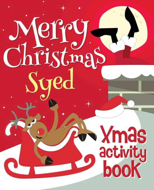 Merry Christmas Syed - Xmas Activity Book: (Personalized Children's Activity Book), (Paperback)