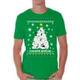 thumbnail image 1 of Merry Christmas T-Shirt for Men Stay Home Men's Shirt Xmas Pattern Cat Christmas Tree Kitty Tee Merry Christmas Top for Boys New Year Men Shirt Stay Home Hoomans Merry Xmas Gifts for Him, 1 of 4