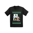 thumbnail image 1 of Merry Christmas T-Shirt for Kids Xmas Shirts for Boys Youth Tee Funny Santa Girls T Shirt Mask Christmas Fireplace Top Holiday Gifts, 1 of 4